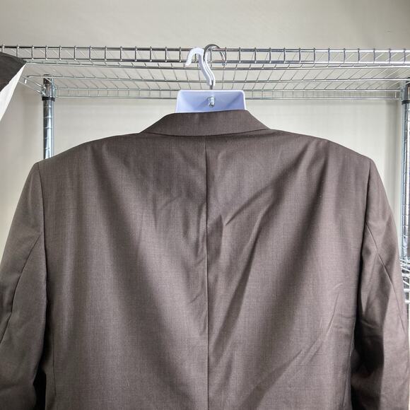 Jos. A Bank Men's Brown Single Breasted Wool‎ Blazer Size 44 Career Old Money - Picture 13 of 14